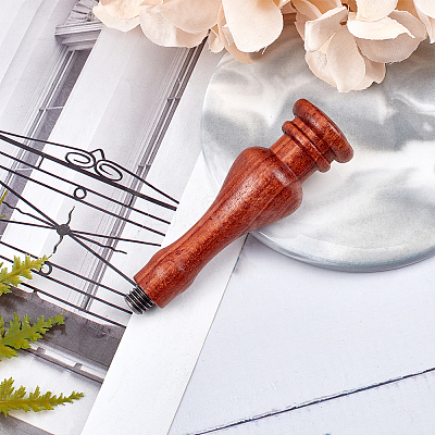 Natural Pear Wood/Natural Wood Handle DIY-CP0003-04-1