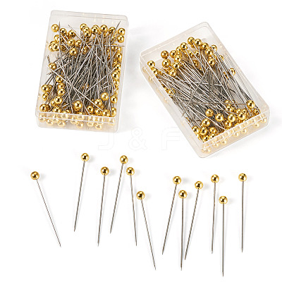 2 Sets Stainless Steel Ball Positioning Head Pins FIND-TA0009-26G-1