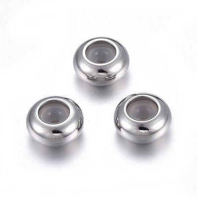 201 Stainless Steel Beads LS-STAS-O110-12P-D-1
