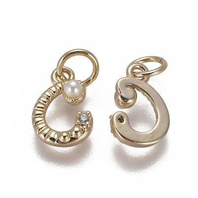 Brass Charms KK-L179-08C-G-1