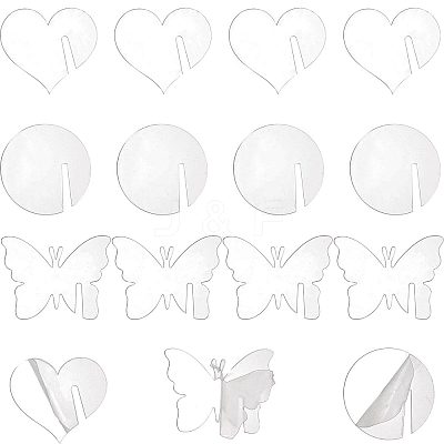 60Pcs 3 Styles Acrylic Wine Glass Charms AJEW-CN0001-67-1