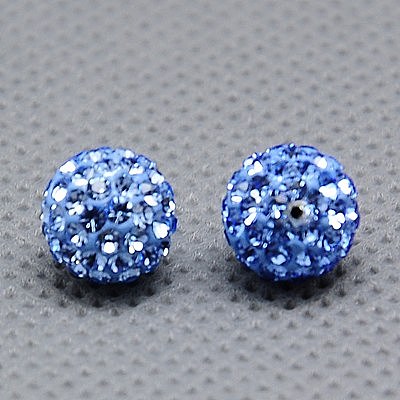Czech Glass Rhinestones Beads LS-RB-E482-10mm-211-1