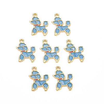 Alloy Enamel Pendants X-ENAM-N055-013B-NR-1