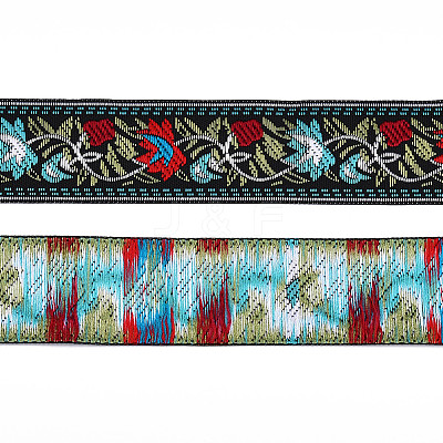 5M Ethnic Style Polycotton Embroidery Ribbon PW-WG33130-15-1