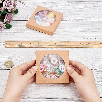 Foldable Creative Kraft Paper Box CON-BC0006-64B-1