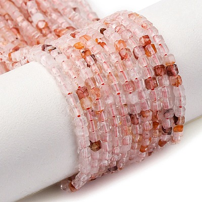 Natural Ferruginous Quartz Beads Strands G-B142-C01-2x2mm-1