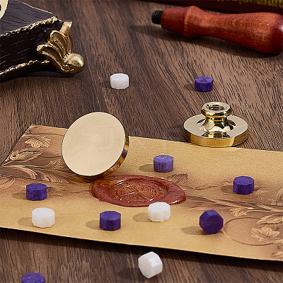 DIY Scrapbook Blank Brass Wax Seal Stamp Heads DIY-WH0899-902B-03-1