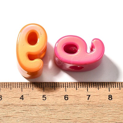 UV Plating Opaque Acrylic Beads SACR-Z007-02J-1