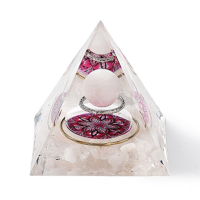 Orgonite Pyramid Resin Energy Generators AJEW-D056-01A-1