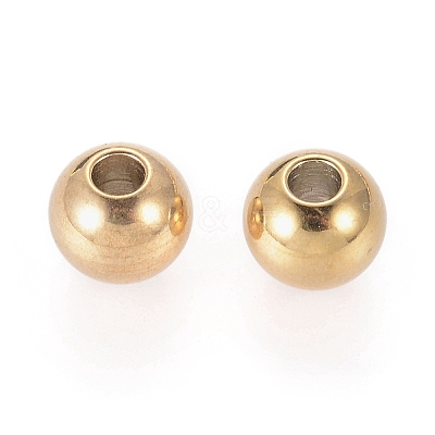 Ion Plating(IP) 202 Stainless Steel Rondelle Spacer Beads X-STAS-F094-06A-G-1