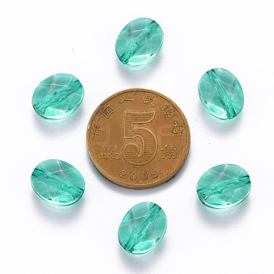 Transparent Acrylic Beads TACR-S154-18A-68-1