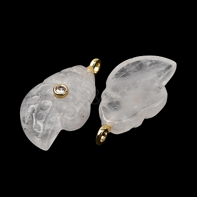 Natural Quartz Carved Pendants G-H357-05G-09-1