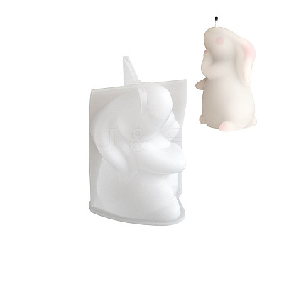 Easter Theme Rabbit DIY Silicone Candle Molds SIL-F019-01A-1