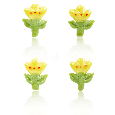 12Pcs Handmade Lampwork Beads LAMP-PA0001-01-1