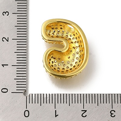 Brass with Cubic Zirconia Pendants KK-Q818-02C-G-1