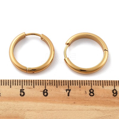 201 Stainless Steel Hoop Earrings EJEW-P304-15B-G-1