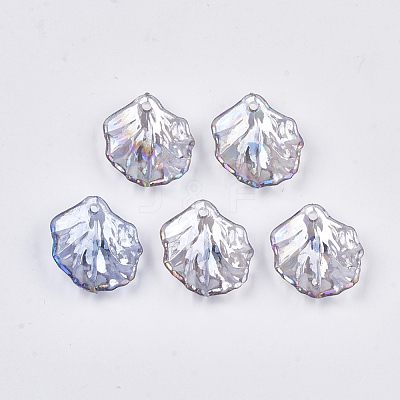 Transparent Acrylic Pendants X-TACR-T007-08-1