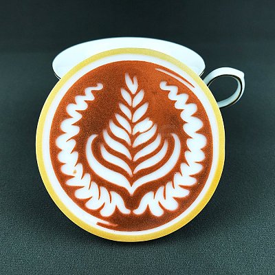 Silicone Cup Mat Molds DIY-M039-05A-1