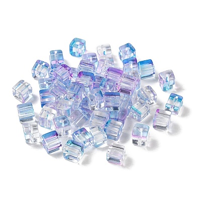 Two Tone Transparent Glass Beads X1-GLAA-NH0001-03F-1