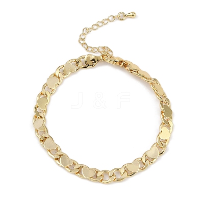 Rack Plating Brass Bracelets for Women BJEW-K244-06B-G-1