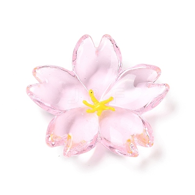 Cherry Blossom Glass Tableware Tray DJEW-B004-01-1