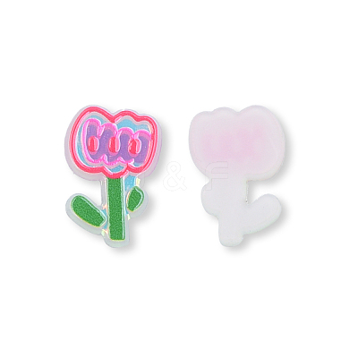 Plate Acrylic Cabochons OACR-N135-18-1