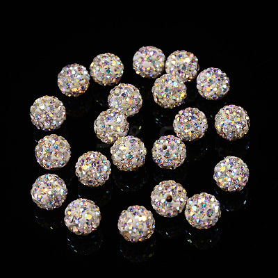 Czech Glass Rhinestones Beads LS-RB-E482-6mm-101-1