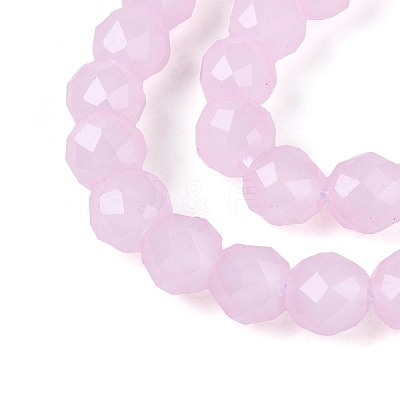 Imitation Jade Glass Beads Strands GLAA-T028-4mm-11E-1
