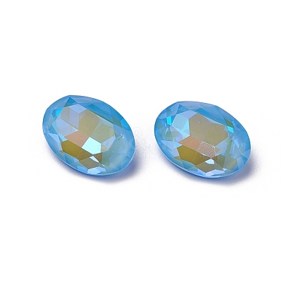 Glass Rhinestone Cabochons X-RGLA-I002-A02-1