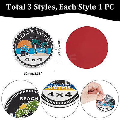 Aluminum Self-Adhesive Stickers STIC-UN0001-01C-1