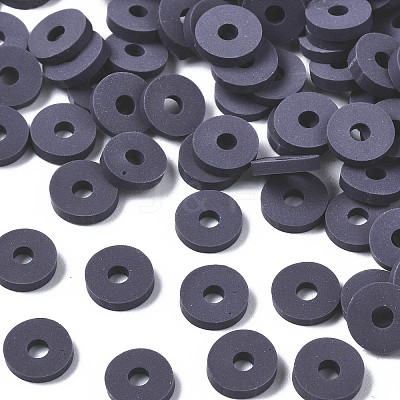 Handmade Polymer Clay Beads CLAY-R067-6.0mm-B04-1