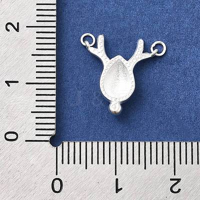 Christmas 925 Sterling Silver Deer Charms STER-A048-10S-1