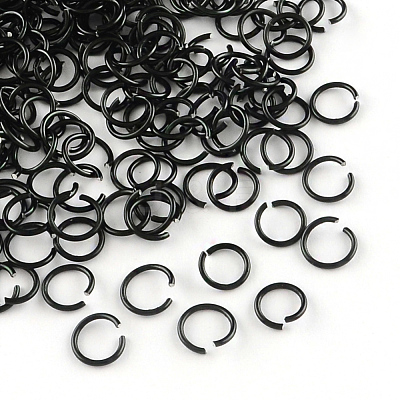 Anodized Aluminum Open Jump Rings ALUM-R005-1.0x10-10-1