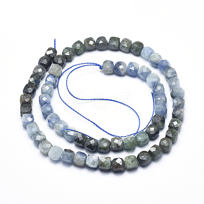Natural Kyanite/Cyanite/Disthene Beads Strands G-D0003-B01-1
