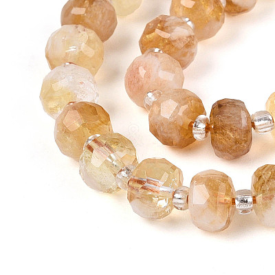 Heated Natural Citrine Beads Strands G-T144-A01-11-1