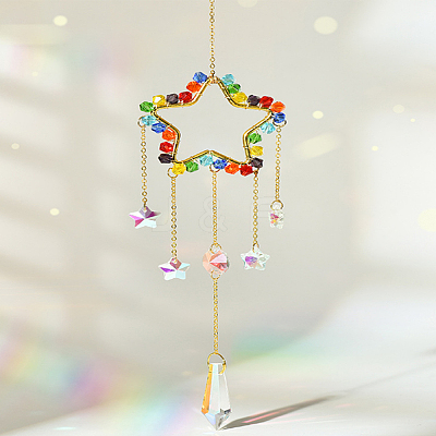 Glass Hanging Suncatchers AJEW-WH0270-714D-1