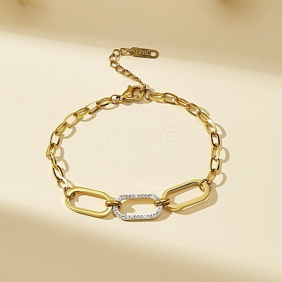 201 Stainless Steel Cable Chain Bracelets DV2577-1