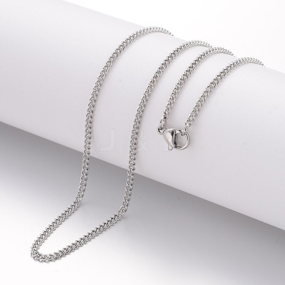 Non-Tarnish 304 Stainless Steel Necklace STAS-J023-03P-1
