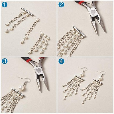 Iron Slide On End Clasp Tubes LS-X-IFIN-R212-3.0cm-P-1