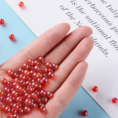 Transparent Acrylic Beads LS-X-MACR-S370-B6mm-712-1