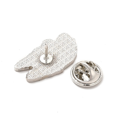 Dog Enamel Pin with Brass Butterfly Clutches JEWB-A006-03H-1