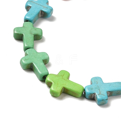 Synthetic Turquoise Dyed Beads Strands G-P507-06G-1