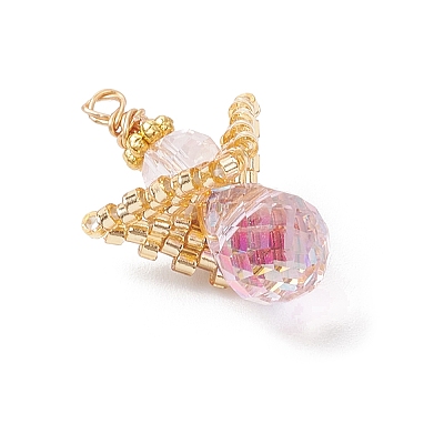 Glass Pendants PALLOY-MZ00955-03-1
