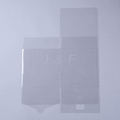 Foldable Transparent PVC Boxes X-CON-WH0068-94F-1