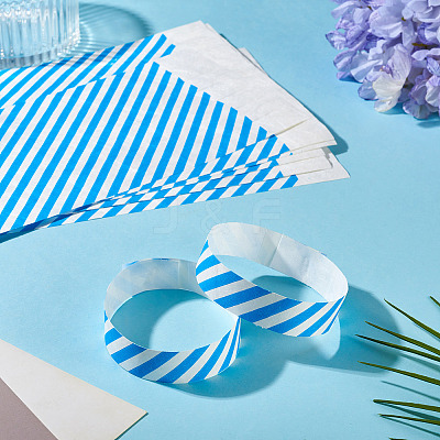 Paper Disposable Wristbands BJEW-TAC0075-002E-1