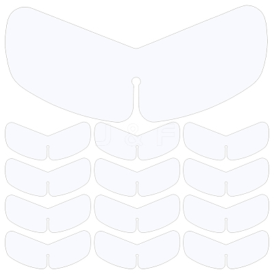 PVC Shirt Collar Shaping Support FIND-WH0159-20B-1