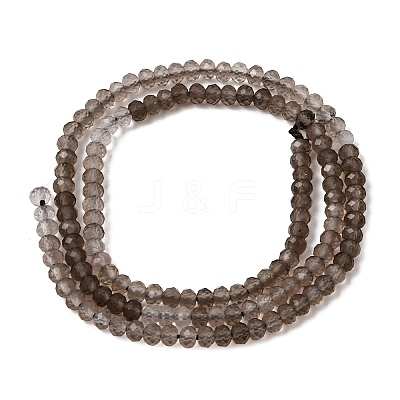 Gradient Natural Smoky Quartz Beads Strands GG-NH0017-A01-1