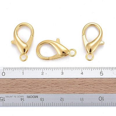 Zinc Alloy Lobster Claw Clasps E107-G-1