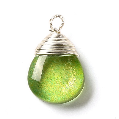 Glass Pendants X-PALLOY-JF00856-1