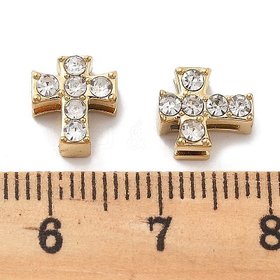 PVD Vacuum Plating 304 Stainless Steel Crystal Rhinestone Beads SATS-R130-02G-02-1